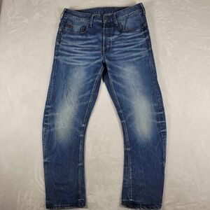G-Star Raw‎ Type C 3D Loose Tapered Jeans Men's 34x28 Blue Denim Button Fly